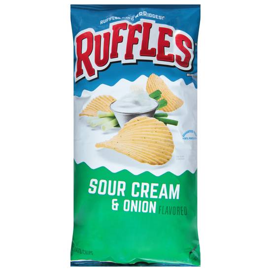 Ruffles Sour Cream and Onion Flavored Potato Chips