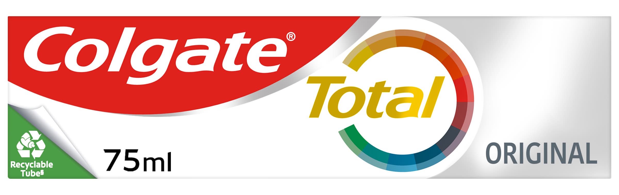 Colgate - Dentifrice total original pour une défense antibactérienne renforcée de 24h (75ml)