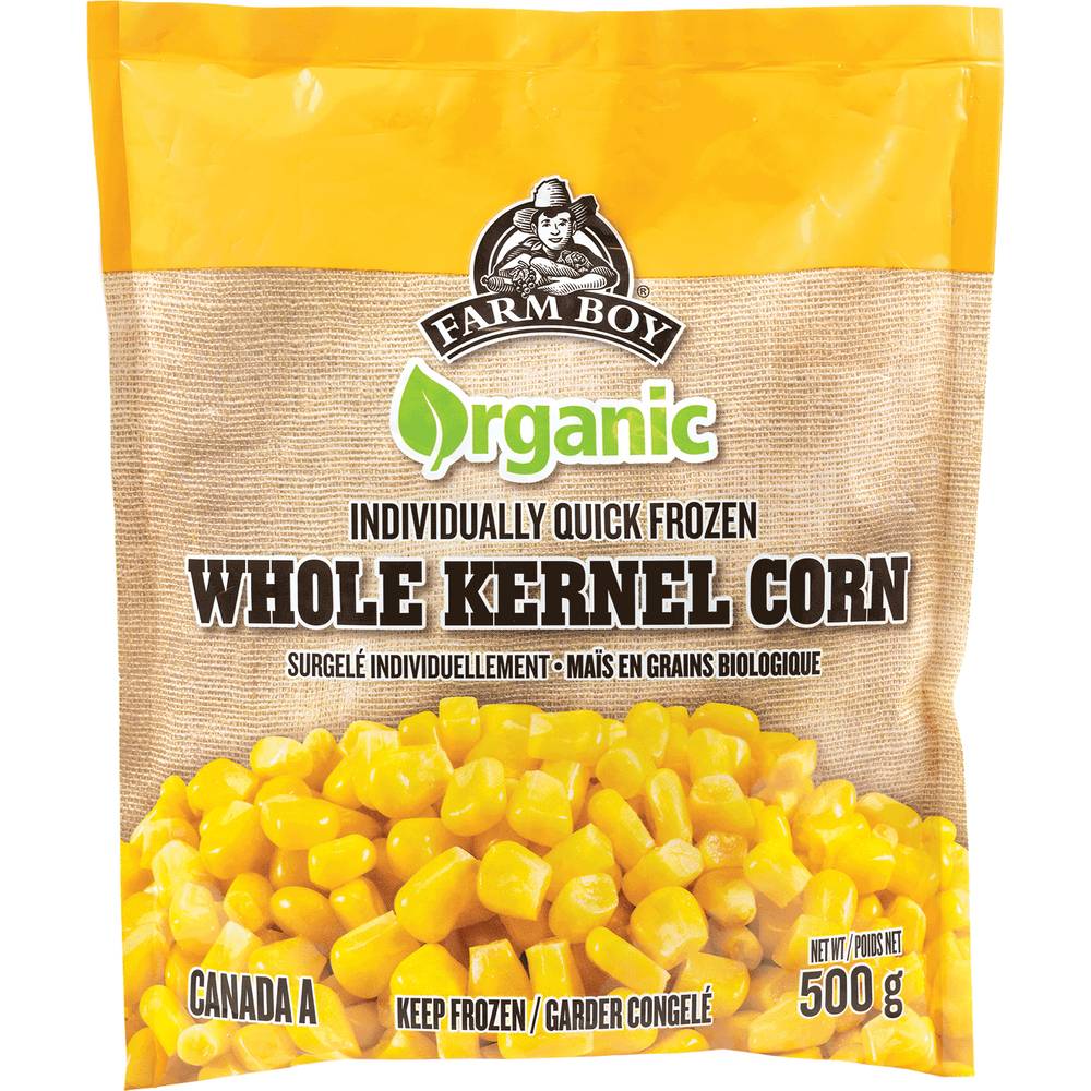 Farm Boy™ Organic Whole Kernel Corn Frozen Vegetables (500 g)