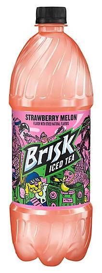 Brisk Iced tea Strawberry Melon flavors (1 Liter)