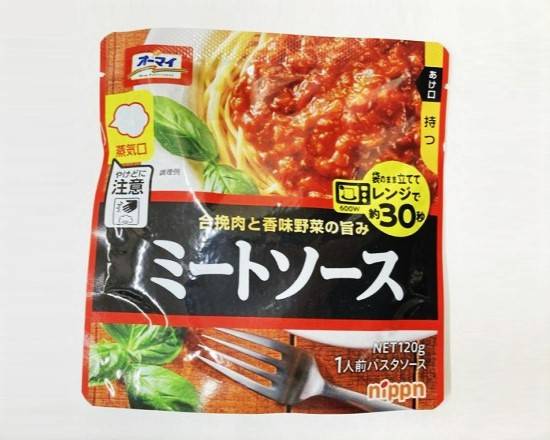 24_ニップン　レンジでミートソース（120g）