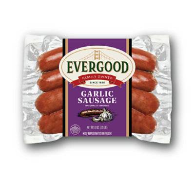 Evergood Garlic Sausage (12 oz)