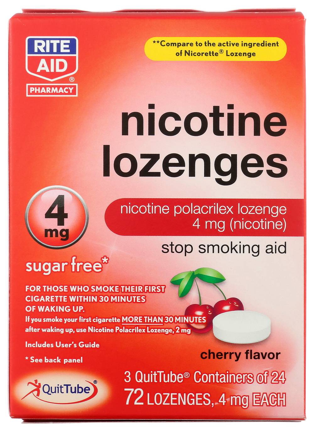 Rite Aid Nicotine Lozenges (cherry)