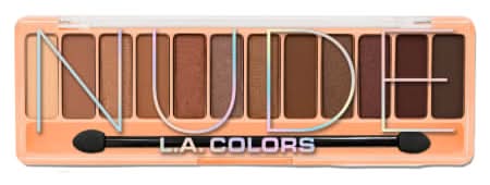 L.A. Colors® Color Vibe 12-Shade Eyeshadow Palette - Nude Nude