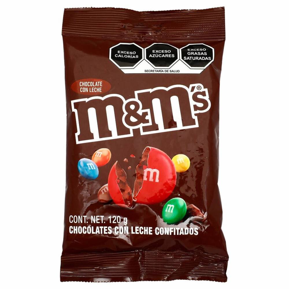 M&m's bolsa chocolate leche confitado (bolsa 120 g)