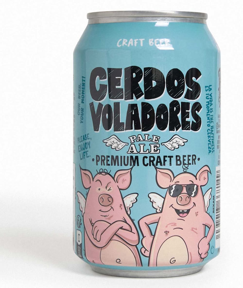 Barcelona · Cerveza cerdos voladores pale ale (330 ml)