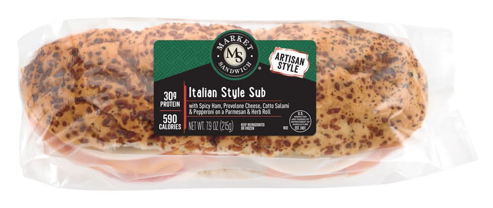 Market Sandwich Italian Style Sub Sandwich (8.4 oz)