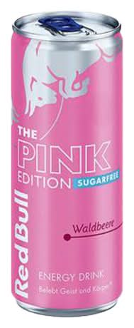 Red Bull Pink Wild Berries Sugar Free Energy Drink 8.4oz