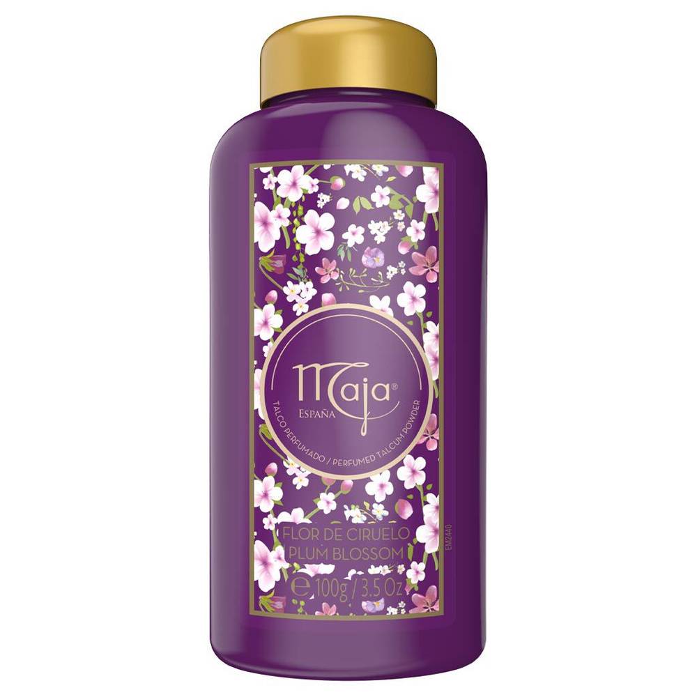 Maja · Talco perfumado flor de ciruelo (100 g)