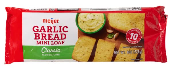 Meijer Classic Garlic Mini Loaf (8 oz)