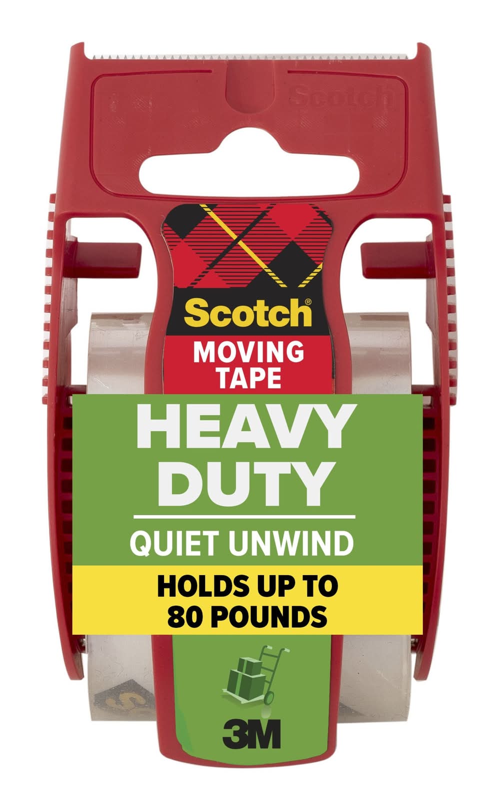 Scotch 1 -Pack 1.88-in x 22.2-yd Heavy Duty Moving tape Dispenser Included