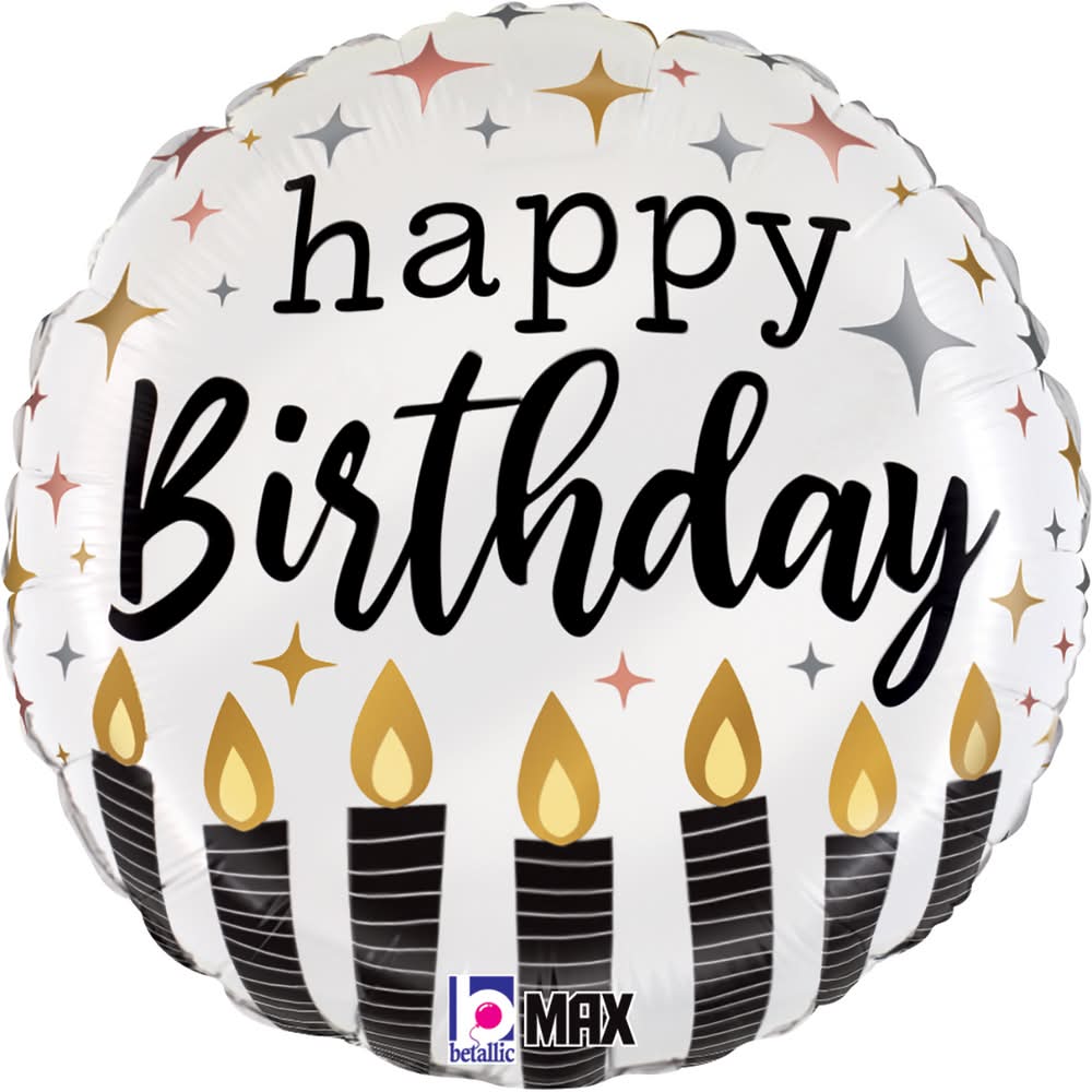 Dierbergs Happy Birthday Candles Balloon