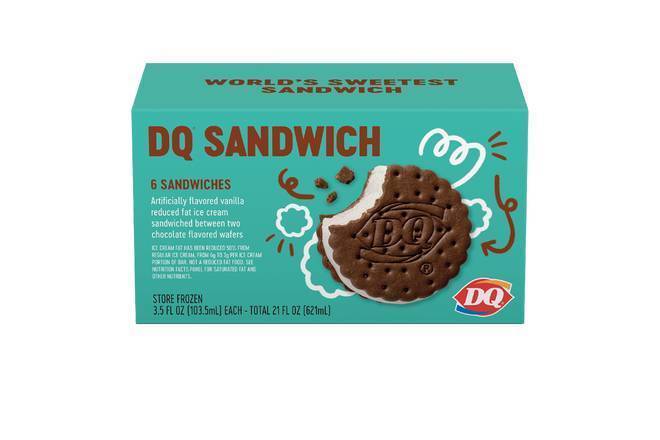 6 pack DQ® Sandwich