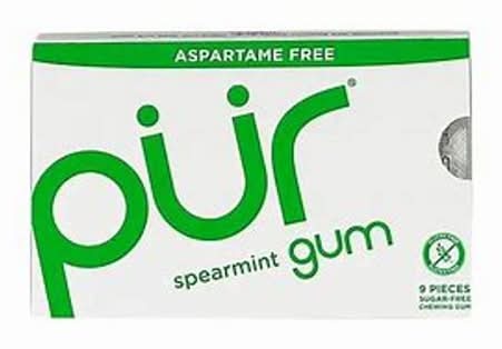 PUR Spearmint Gum 9ct