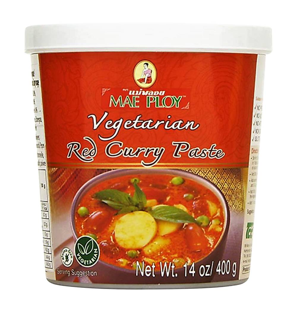 Mae Ploy Vegetarian Red Curry Paste (400g)