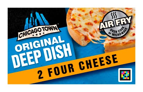 Chicago Town Four Cheese, Original Deep Dish Pizza (2 x 148g)