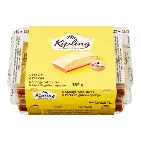 Mr. Kipling Lemon Sponge Cake Slices