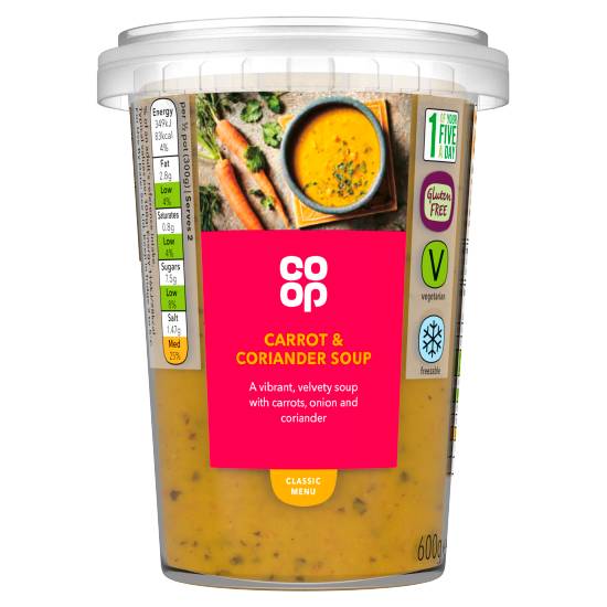 Co-Op Carrot & Coriander Soup (600g)