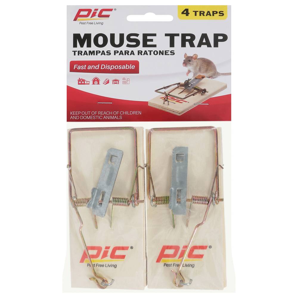 Pic Mouse Trap (4 ct)