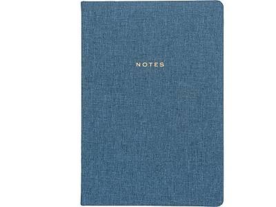 Martha Stewart Notebook, 6 x 8, Ruled, 128 Sheets, Navy (MS110K)