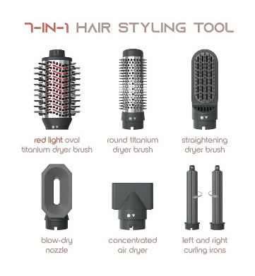 SLF Red Light Therapy 7-in-1 Air Styler Delivery Near Me 
