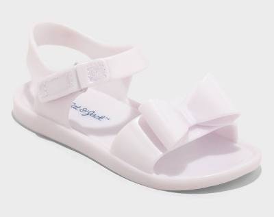 Toddler Girls' Kate Jelly Sandals - Cat & Jack™ Purple 7T: Open Toe, Hook and Loop Closure