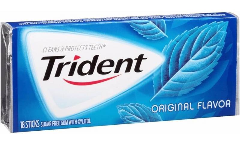 Trident Original Flavor Sugar Free Gum with Xylitol 18-Piece