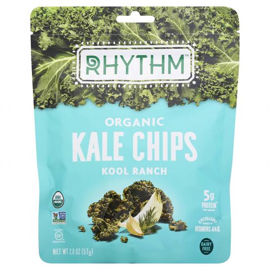 Rhythm Foods Kool Ranch Organic Kale Chips