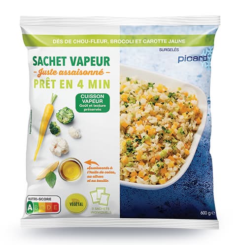 3 sachets vapeur assaisonnés citron et basilic