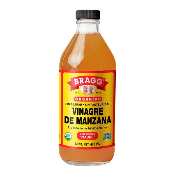 Bragg vinagre manzana orgánico (botella 473 ml)