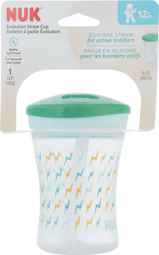 Nuk 8 oz Leak & Spill Proof Straw Cup (1 ct)