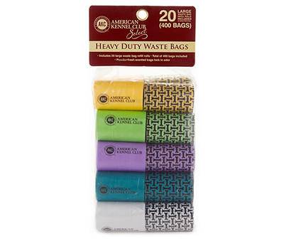 Akc Heavy Duty Scented Dog Waste Bags (large/assorted)