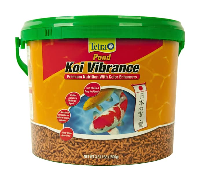 Tetra Pond Koi Vibrance Floating Koi Sticks Fish Food, 3.31 lbs.