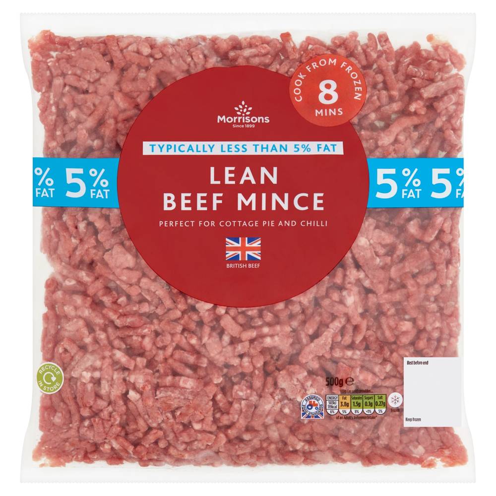 Morrisons Lean Beef Mince (500g)