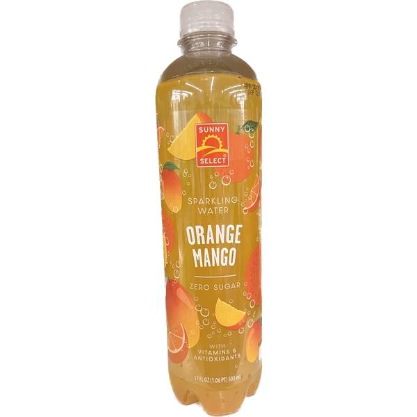 Sunny Select, Sparkling Water, Orange Mango, 17 Ounces