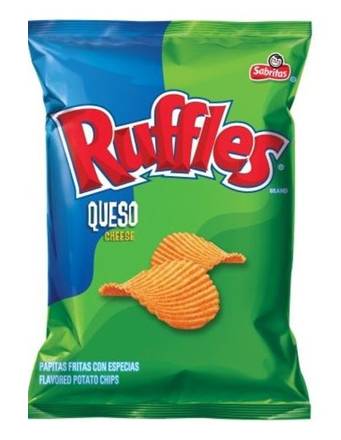 Ruffles Queso Cheese Flavored Potato Chips 2.5 oz