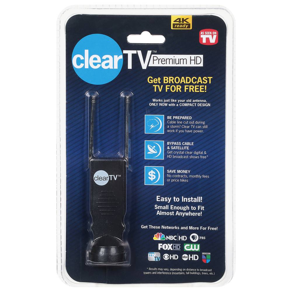 Clear Tv Premium Hdtv Antenna, As Seen on Tv