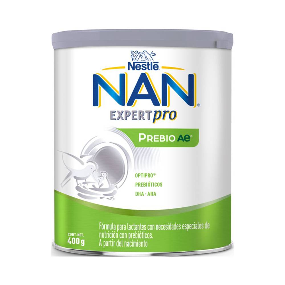 Nestlé fórmula láctea nan prebio ae 0 - 12 meses (bote 400 g)