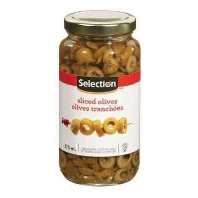 Selection olives tranchées (375 ml) - sliced olives (375 ml)
