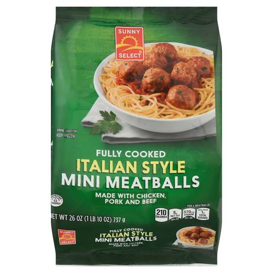 Sunny Select Italian Style Mini Meatballs