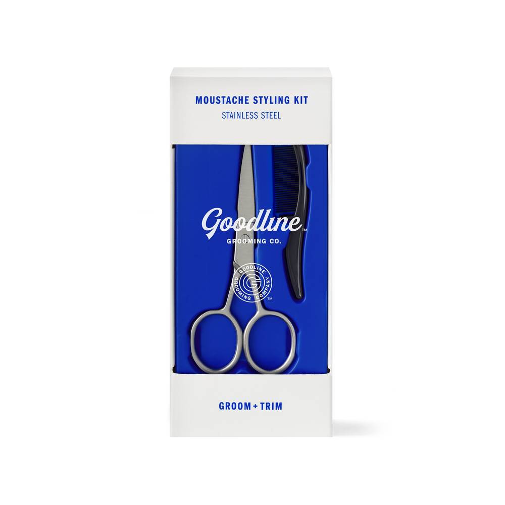 Goodline Grooming Co. Premium Moustache Styling Kit