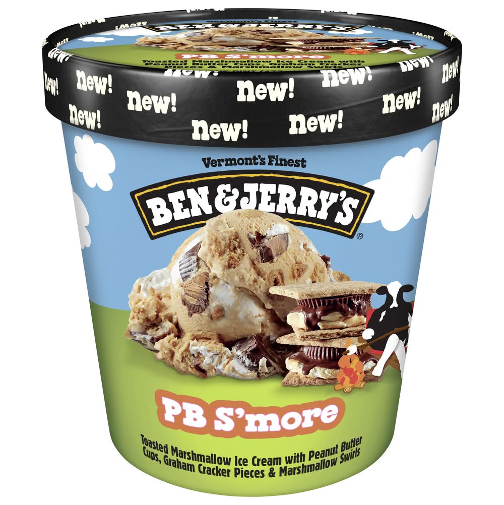 Ben & Jerry's Pb S'more Ice Cream (15.9 oz)