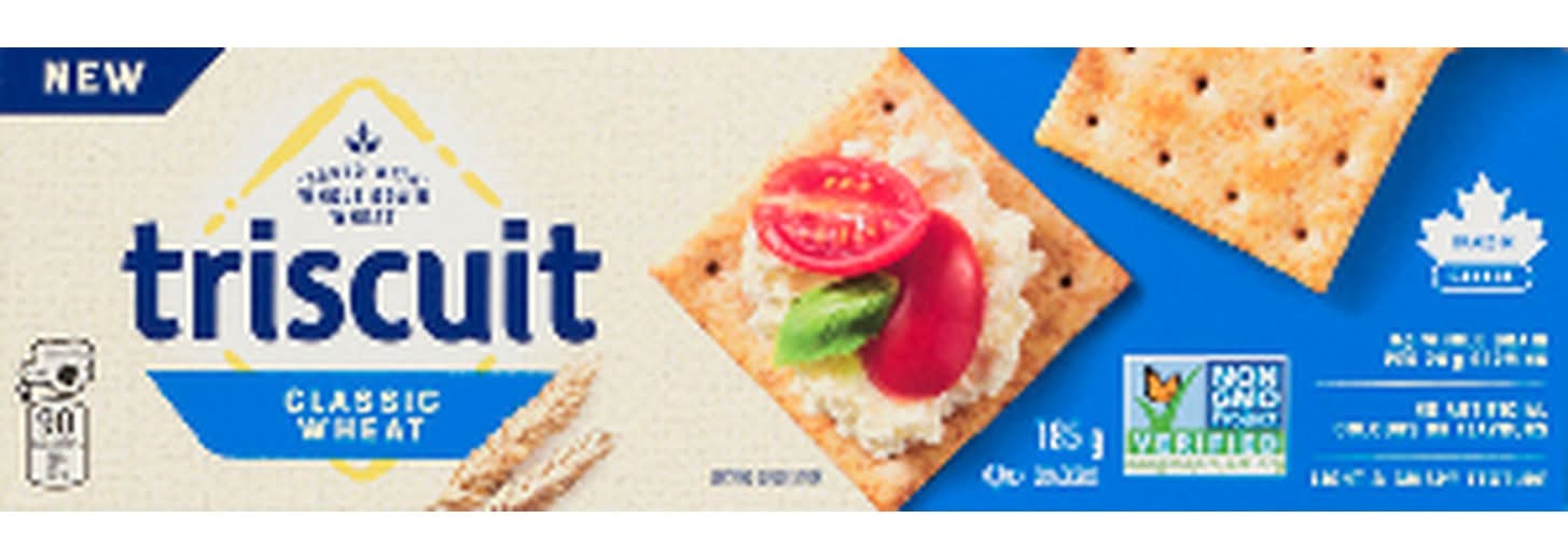 Triscuit Classic Wheat Crackers Light and Crispy Texture (185 g)