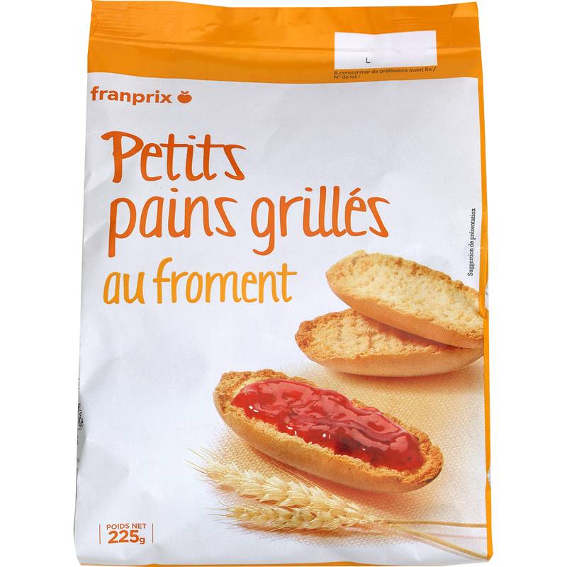 Franprix - Petits pains grillés au froment (225g)