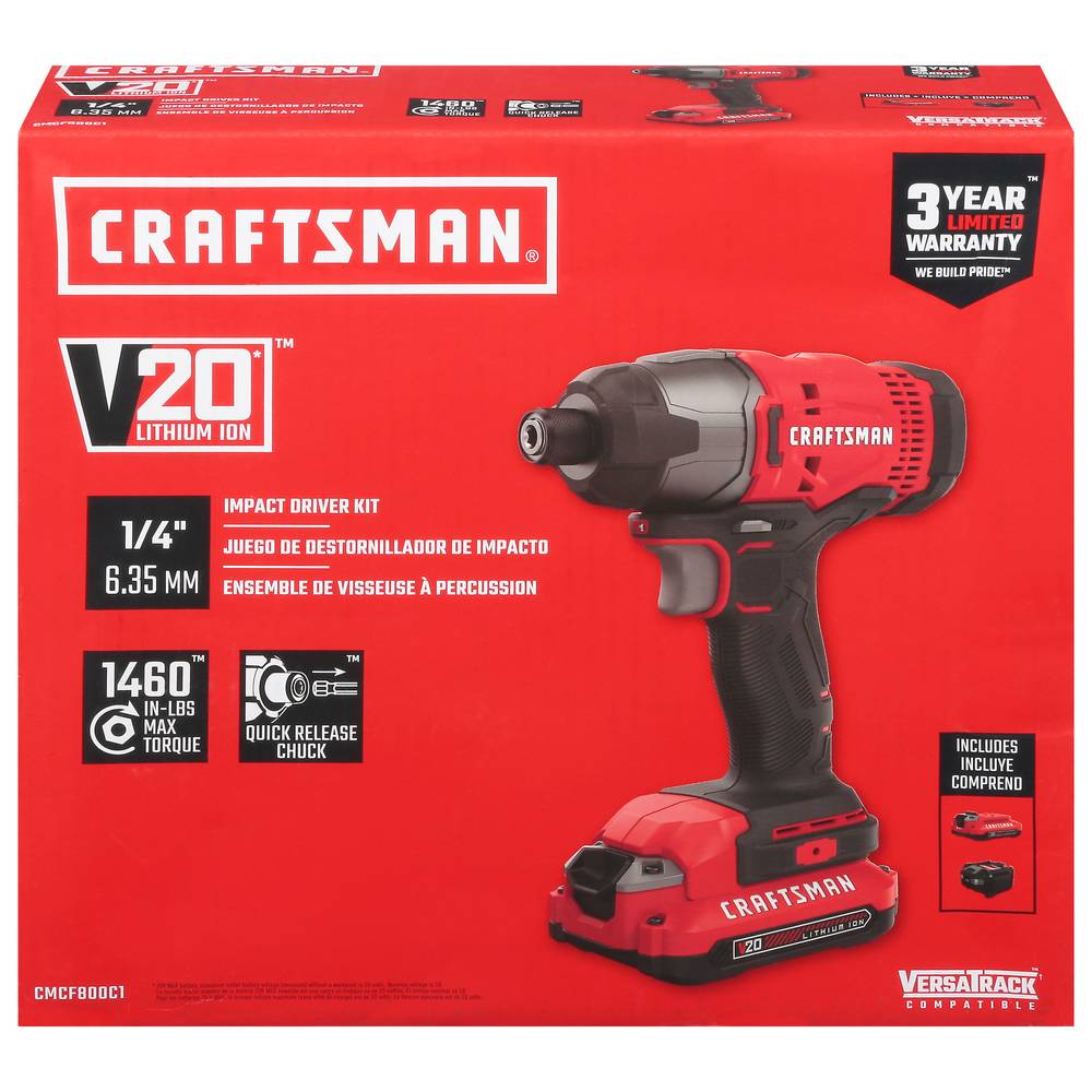 Craftsman 1/4 Inch Impact Drive Kit