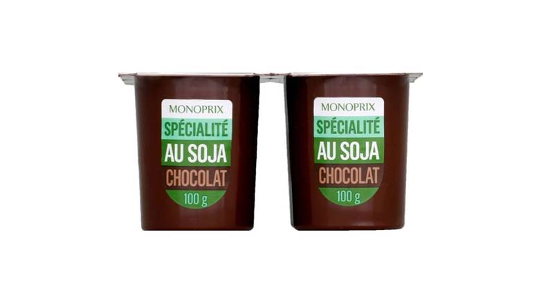Monoprix - Spécialité au soja (chocolat )