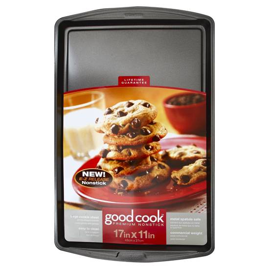 Good Cook Premium 17" X 11" Nonstick E-Z Release Large Cookie Sheet