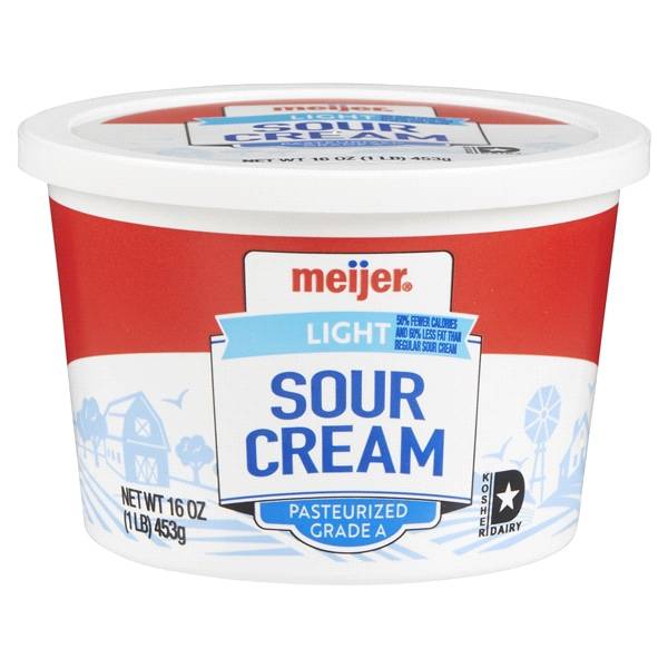 Meijer Light Sour Cream (16 oz)