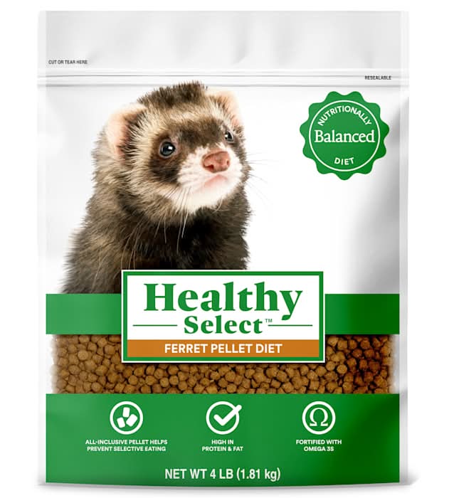 Healthy Select Ferret Pellet Diet For Animals, Small (4 lbs)