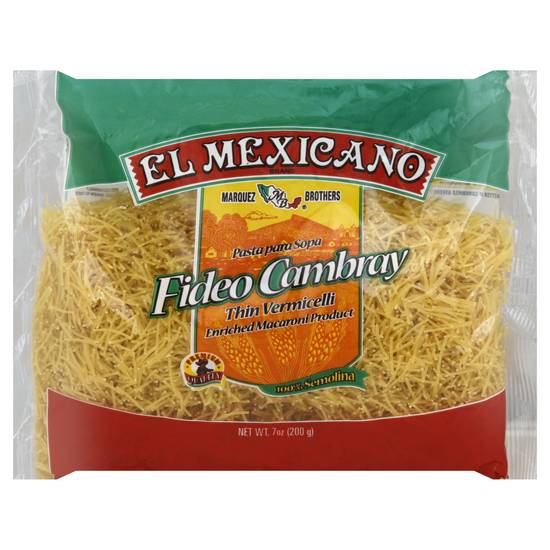 El Mexicano Thin Vermicelli Enriched Macaroni Product (7 oz)